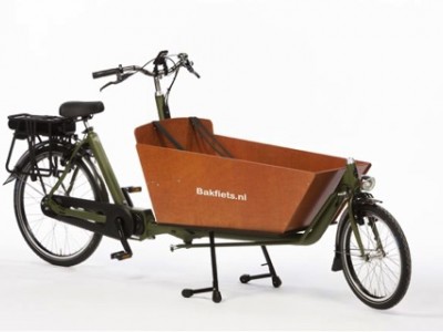 Elektrische Bakfiets met huif en versnellingen (E Bak)